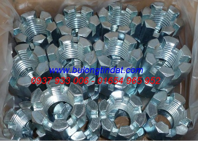 Tán khóa xẻ rãnh